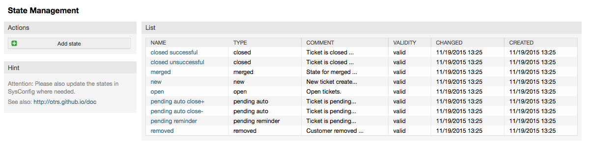 State management